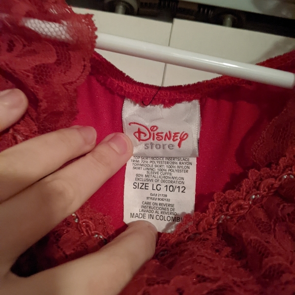 Walt Disney World Vintage Belle Dress with over cape and detachable hood! - Picture 4 of 11